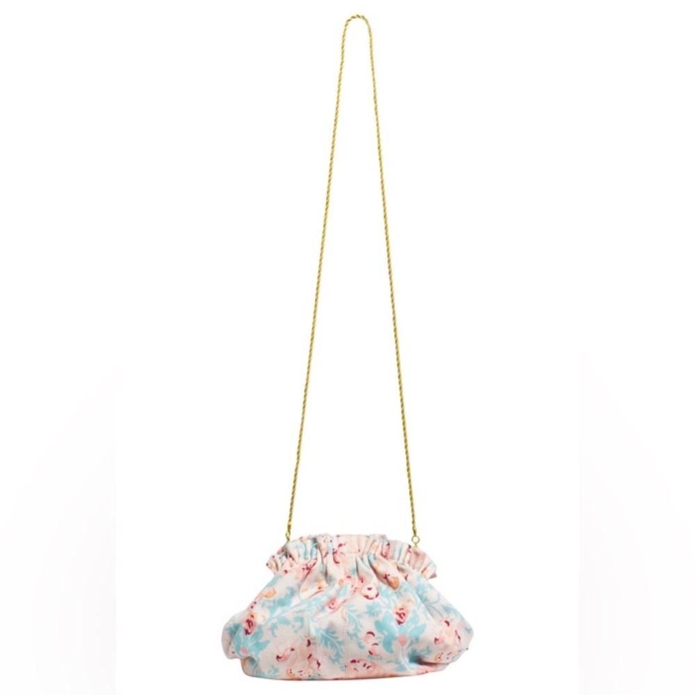 NWT Roller Rabbit Amandine Printed Clam Shell Shoulder Bag - Picture 2 of 7